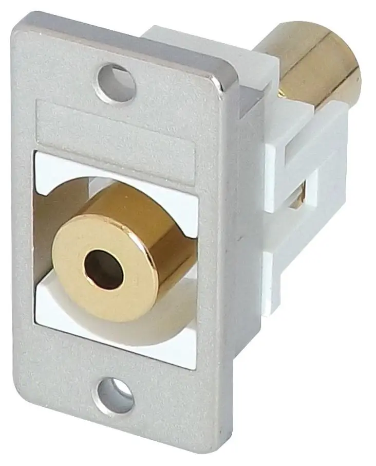 TUK Coupleur Keystone pour panneau 3,5mm, Blanc