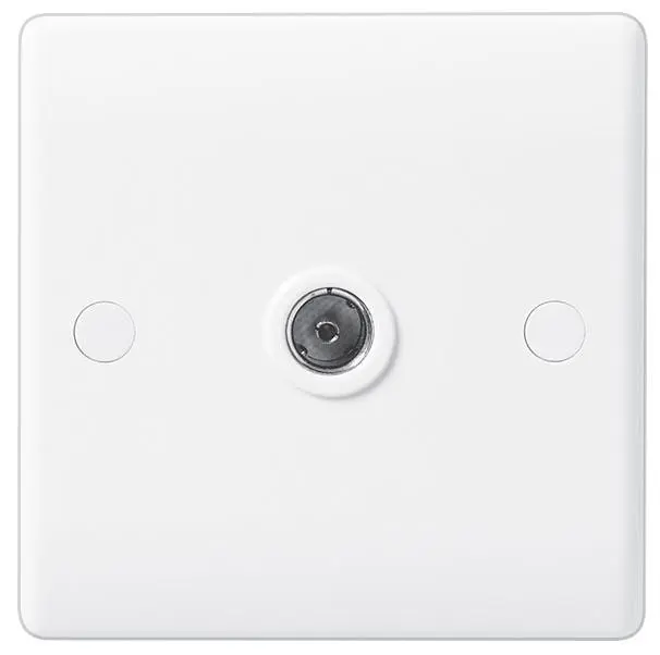 BG 1連同軸ソケット ホワイト