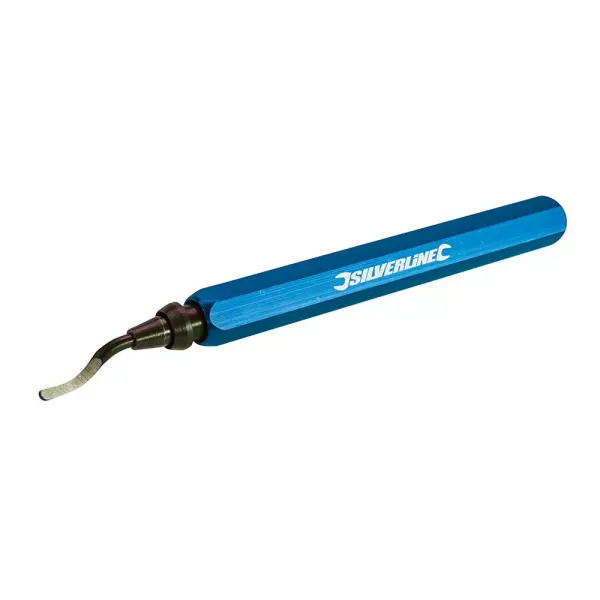 Silverline Expert Deburring Tool 145mm with HSS Blade