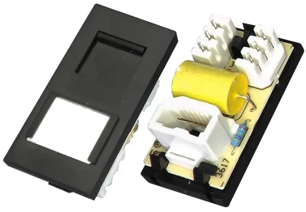 TUK PSTN Master UK Spraakmodule, Zwart, Compatibel met Cat5e/6