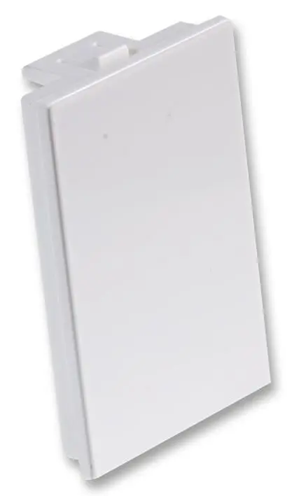 HiLo 6C Afdekkapje, Wit, 25 x 38,5mm