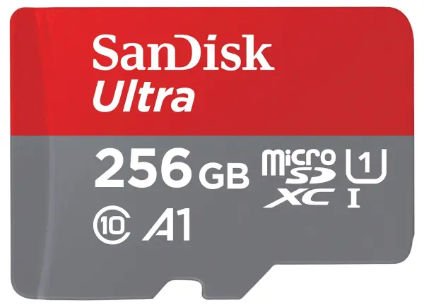 SanDisk Ultra 256GB MicroSDXC Memory Card Class 10 A1