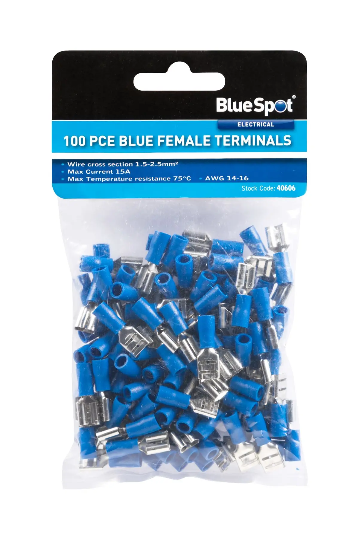 Blue Spot Tools - 100PCE Female Terminals