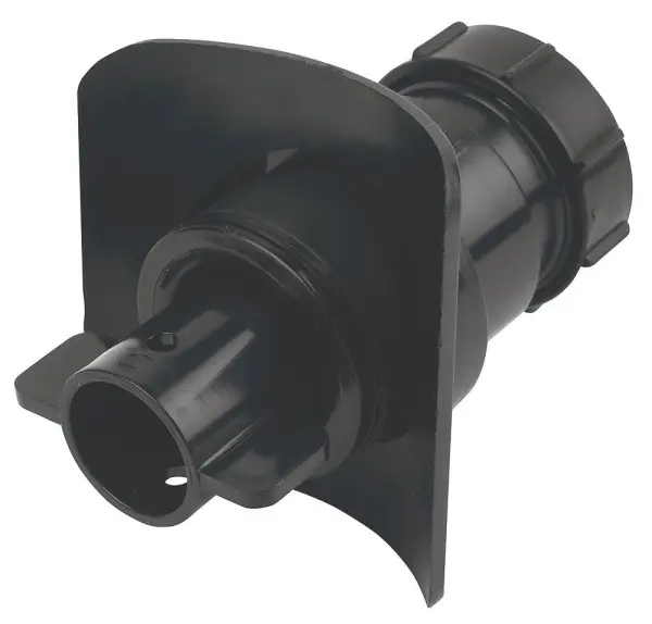 McAlpine Mechanical Pipe Boss Connector, Black, 40 mm