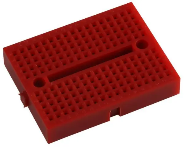 CYNTECH Mini Breadboard, 170 Contatti, Rosso (48,56x36,56mm)