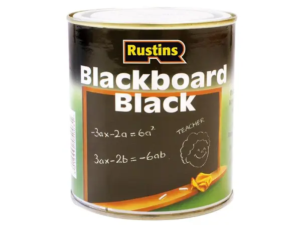 Rustins Quick Dry Blackboard Paint - Black, 500ml