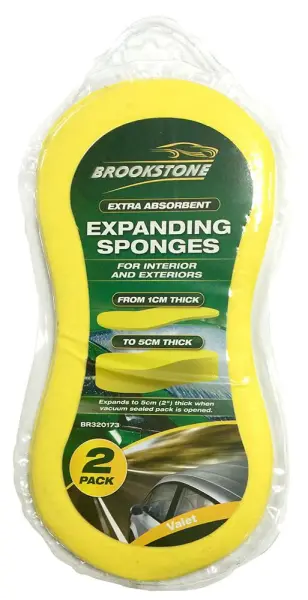 Brookstone Expanding Sponges Pack of 2
