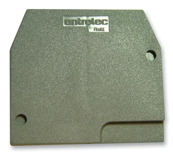TE Connectivity End Section for DIN Rail Terminal Blocks, 5 Pack