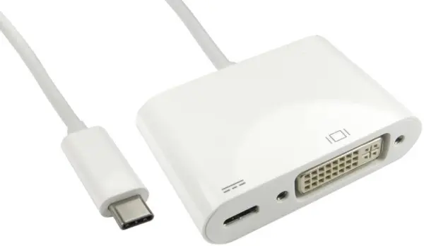 PRO SIGNAL USB-C to DVI Adaptor with 60W Power Delivery