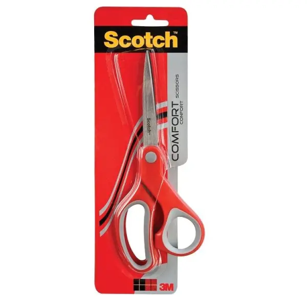 Scotch Comfort Scissors with Soft Grip, 18cm