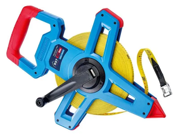 R.S.T. Pita Ukur Bergigi Bingkai Terbuka 50m (Lebar 13mm) (Metrik Sahaja)