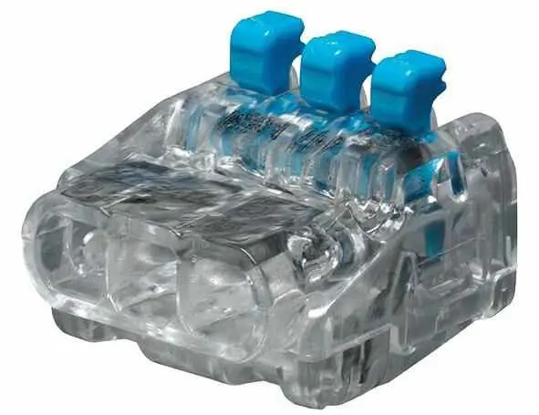 IDEAL Draadverbinders met hendel, 3 poorten, 40 stuks