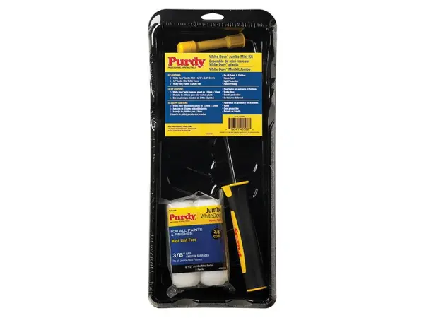Purdy White Dove Jumbo Mini Paint Roller Kit 114mm