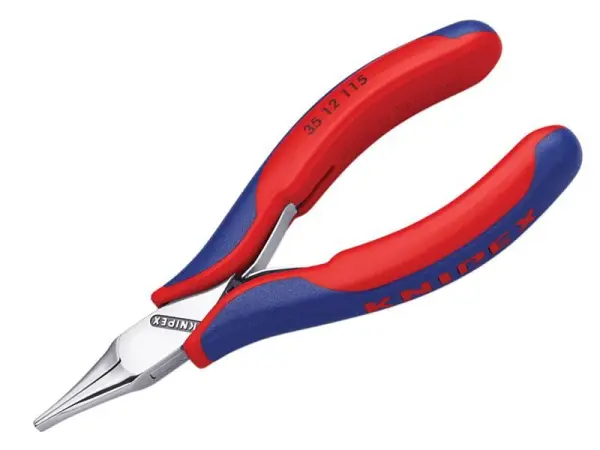 Knipex - Tang Elektronik Rahang Rata dengan Pencengkam Pelbagai Komponen 115mm