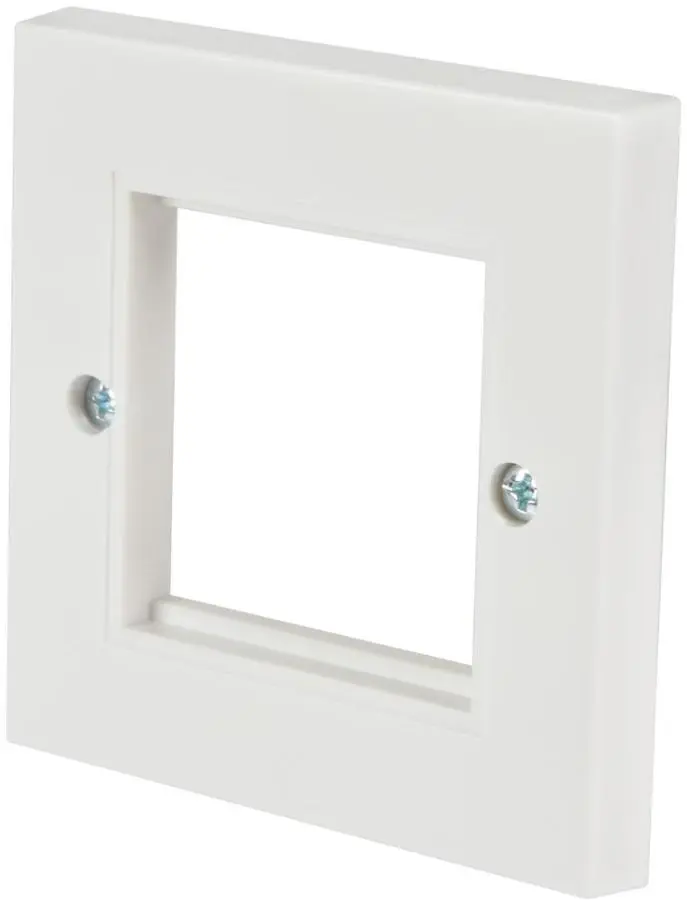 AV:LINK - 單口1G模組化牆面底盒框 白色