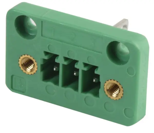 thumbnail image 2 of 6x 3-Pin 3.81mm Phoenix-Style PCB Terminal Block Plugs – Screw Connectors 2 of 5