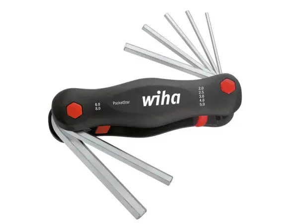 Wiha - Set Kunci Allen PocketStar, 7 Keping (2-8mm)