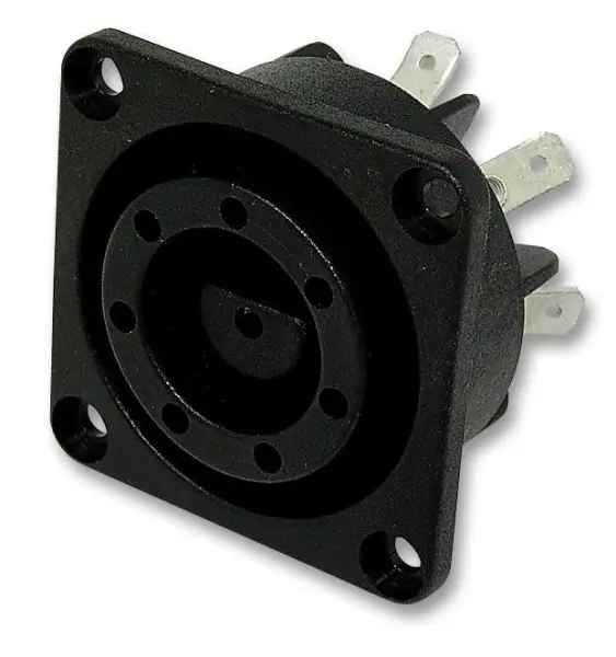 Bulgin 8-Pole 6A Panel Mount Socket with Tin-Plated Contacts