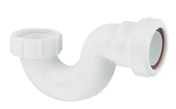 McAlpine Bath Trap, Polypropylene, White, 40 mm