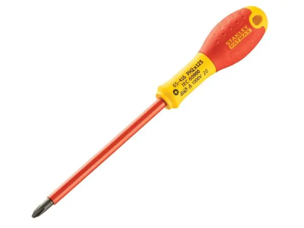 STANLEY FatMax - Scriúire VDE Inslithe, Tip PH2, 125mm