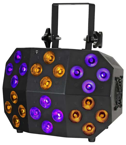 Equinox Double Decker 24x 10W Six Colour RGBWAUV LED Wash Light