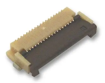 HIROSE FFC/FPC ZIF Board Connector, 0.5mm Pitch, 20 Contacts, FH12 Series