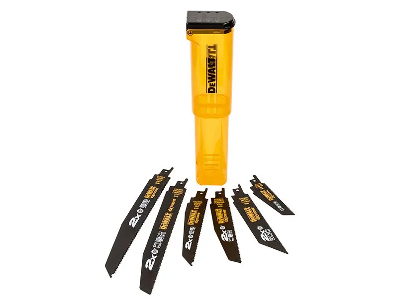 DEWALT DT2440L - ערכת להבים למסור דחף עם חיי שירות כפולים, 6 חלקים