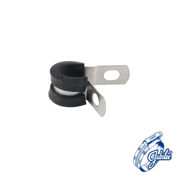 Jubilee P Clip Stainless Steel, EPDM Liner, Size 10mm, 20 Pieces