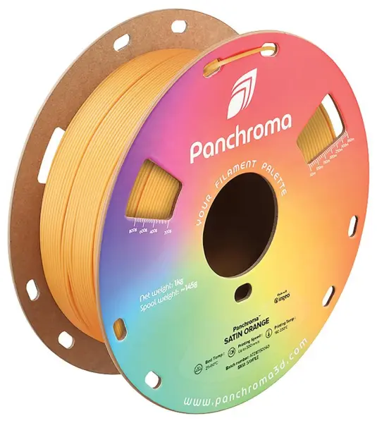 Polymaker Panchroma Satin PLA 3D Printer Filament, 1.75mm - Orange