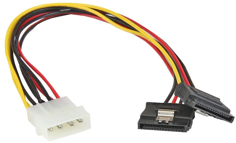 STARTECH Napájecí kabel LP4 Molex na 2× SATA, 305mm