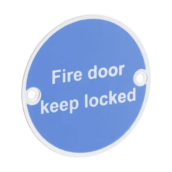 Signalétique porte coupe-feu Timco - Garder verrouillée