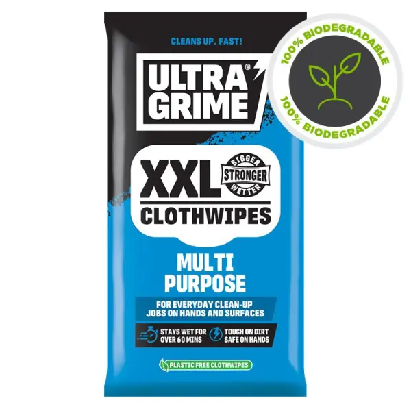 UltraGrime LIFE Multipurpose Clothwipes 20 Pack