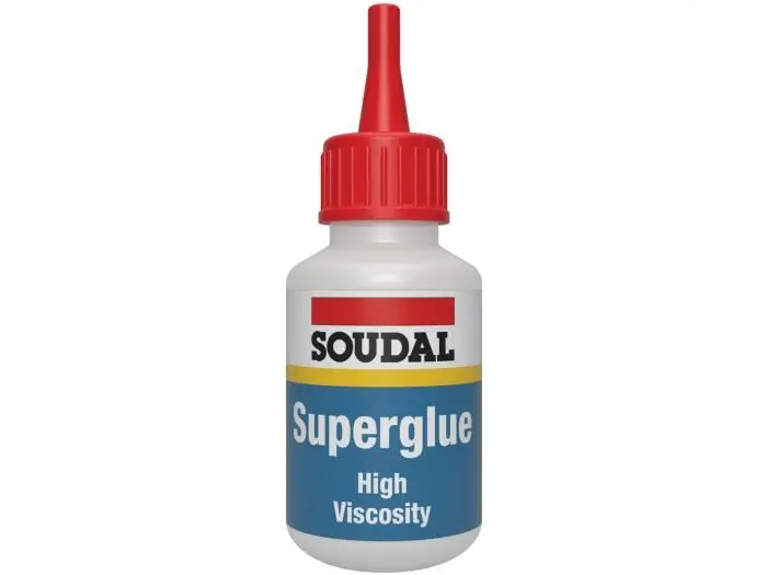 Soudal Superpegamento HV Adhesivo de Alta Viscosidad - 20g