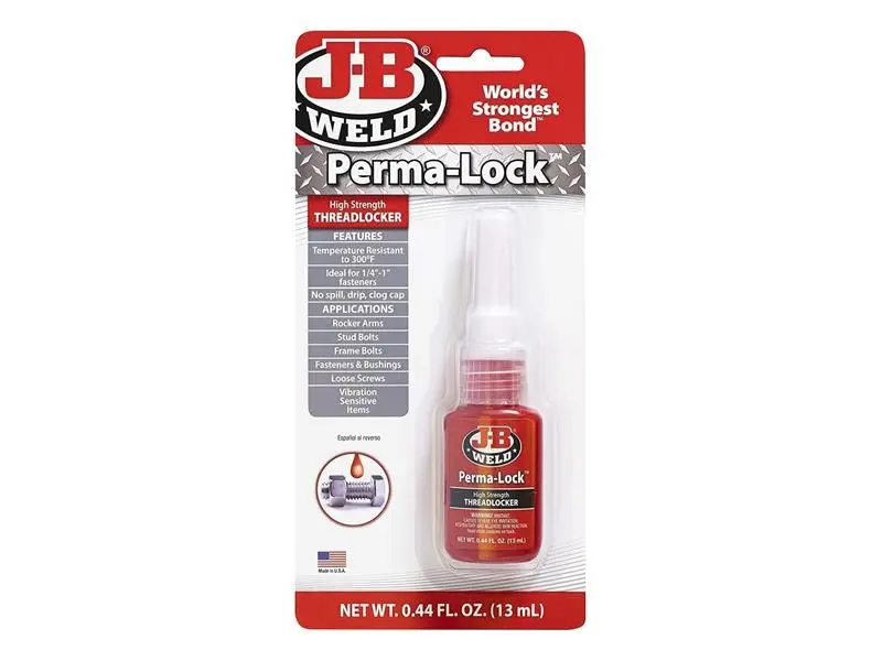 J-B Weld Perma-lock Red - Pelekat Benang Kekuatan Tinggi 13ml
