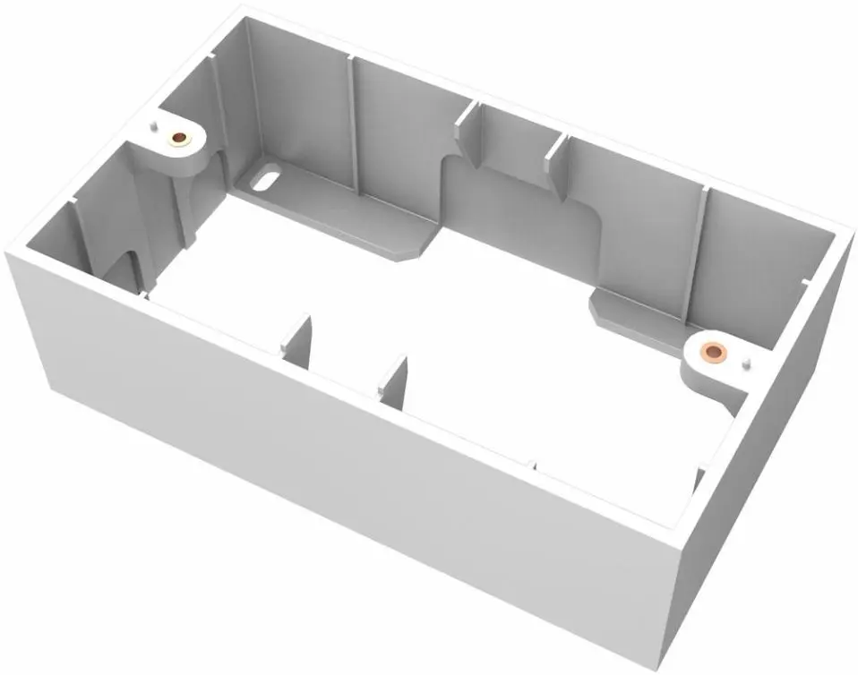 VISION AV Techconnect³ Caja de Superficie para 2 Módulos