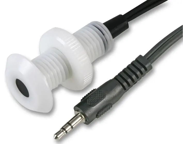 KEENE IR Přijímač pro panelové montáže, 30mm, 36-40kHz, bílý