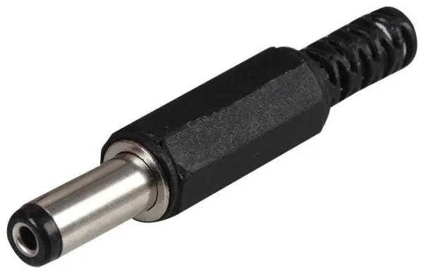 RARAION 2,1mm DC-Stromstecker mit Zugentlastung, 5 Stück