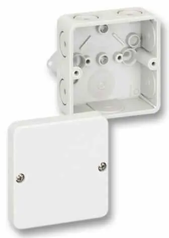斯佩爾斯堡 SPELSBERG IP65 Abox 025 聚苯乙烯 8 孔接線盒（配固定耳）80 毫米