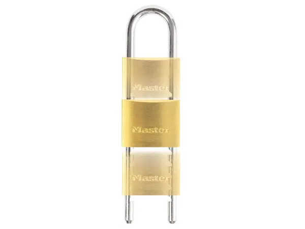 Master Lock 1950EURD Solid Brass Padlock, 50mm, Adjustable Shackle 70-150mm