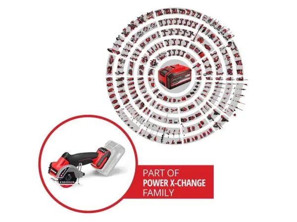 Einhell TP-CO 18/76-C Li BL Cut-Off Grinder, 76mm, 18V, Bare Unit