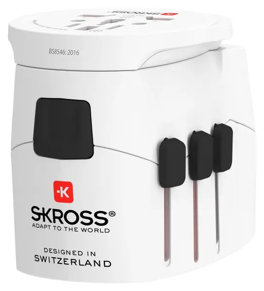 SKROSS PRO Light USB Travel Adaptor, 4x USB-A, 250V, 7A
