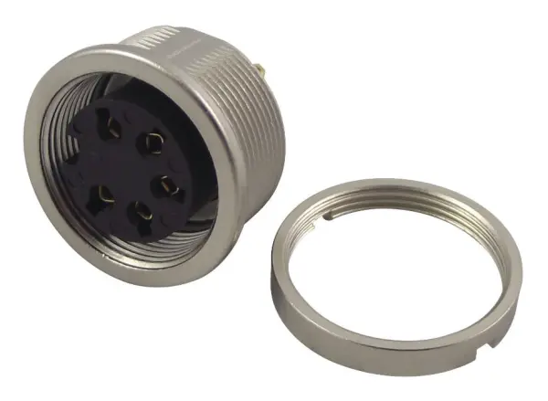 LUMBERG KFV 50/6 - 5-Pin DIN Πρίζα Πάνελ, Μπροστινή Τοποθέτηση, 270°