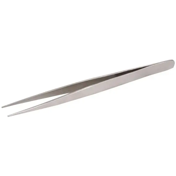 Raraion Heavy Duty Stainless Steel Tweezers Straight Tip 175mm