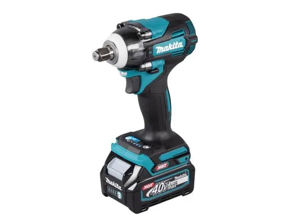 Makita XGT 40Vmax Brushless Impact Wrench, 2 x 2.5Ah Batteries
