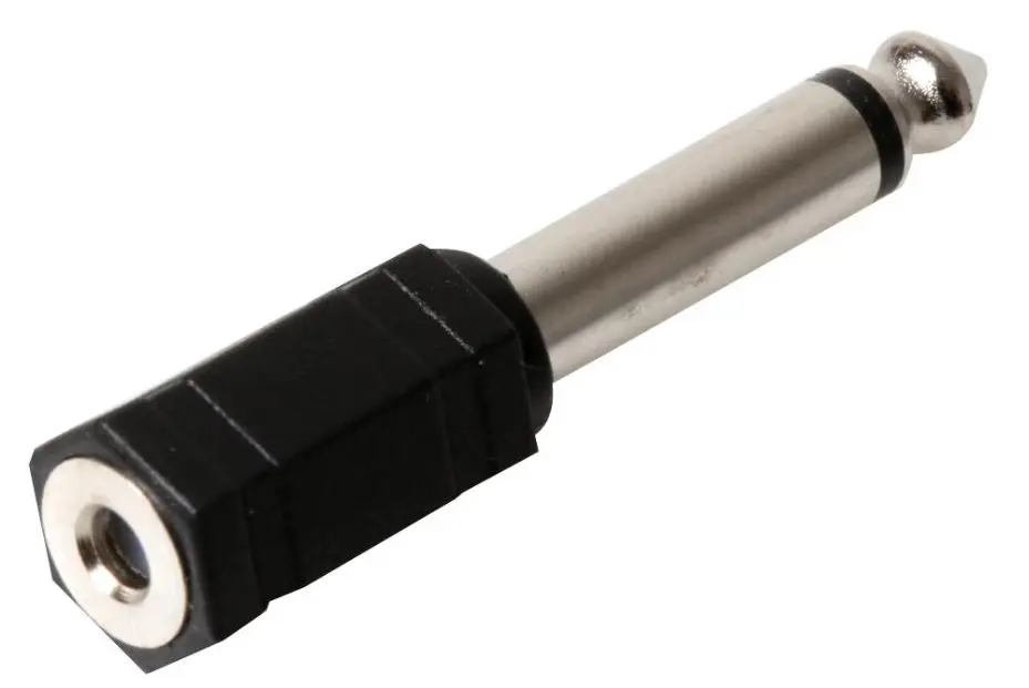 PRO SIGNAL 3.5mm Stereo Socket to 6.35mm Mono Jack Adaptor