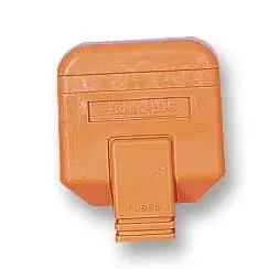 Permaplug Enchufe UK Resistent, 13A Fusible, Naranja