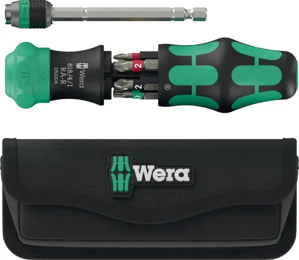 Wera Kraftform Kompakt 20 RA‑R Ratelsleutelset 6‑stukken inkl. opbergzak