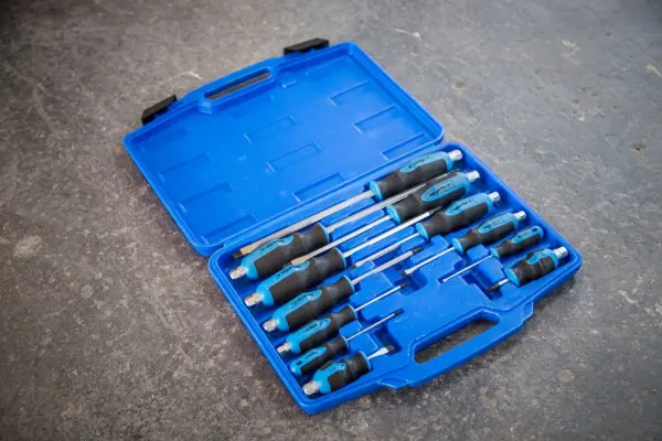 Blue Spot Tools - Set Pemutar Skru Hex Bolster 12 Keping