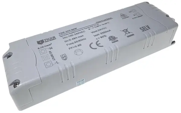 Tiger 24V 3.3A 80W Constant Voltage LED Driver