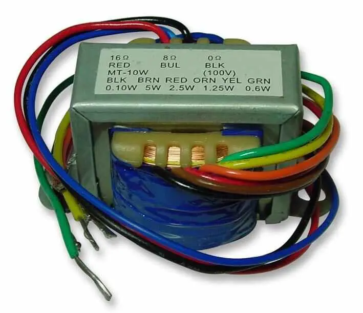 HiLo 100V Line Transformer, 10W, Chassis Mount